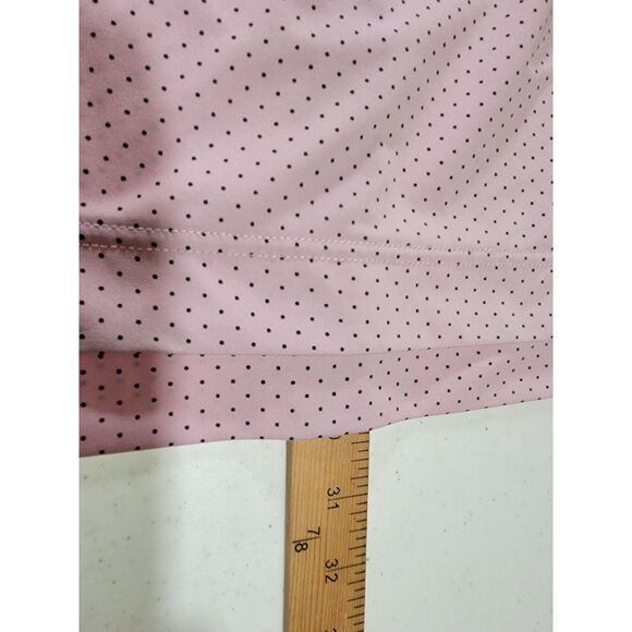 Foot Joy Men's Pink Polka Dot Polo Shirt - Small - Picture 3 of 7